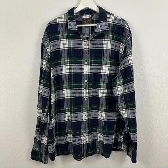 Lucky Brand Men’s Flannel Plaid Button Down Shirt Size XL - Picture 1 of 5